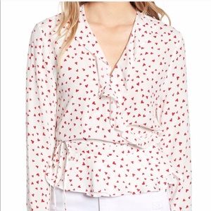 Rails Simon Ruffle Wrap top